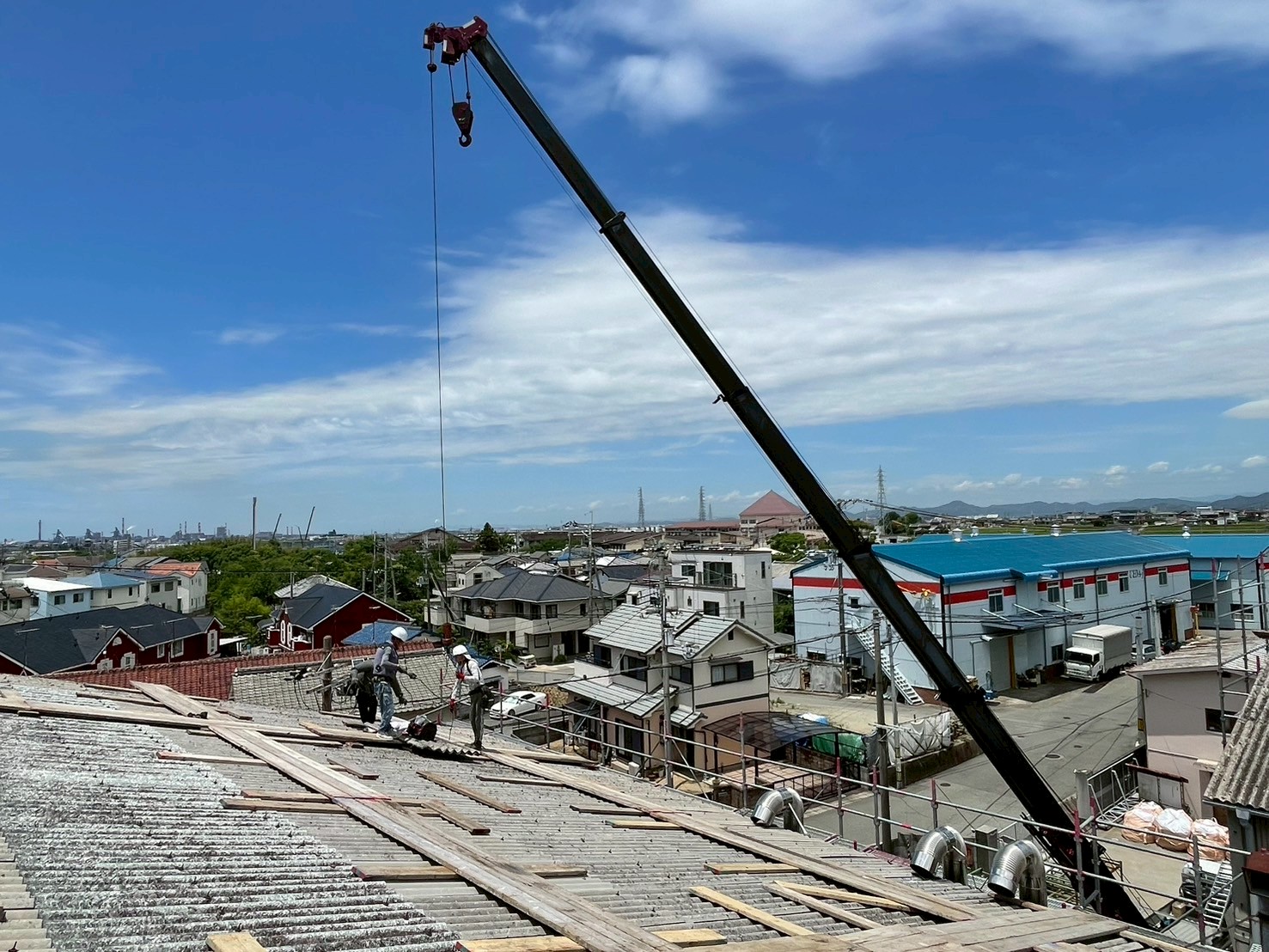 加古川市　復旧工事　屋根